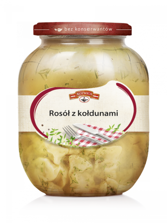 Rosół z kołdunami