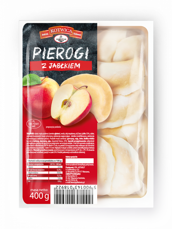 Pierogi z jabłkiem