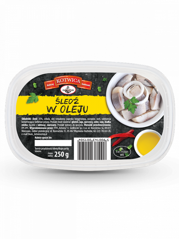 Śledź w oleju