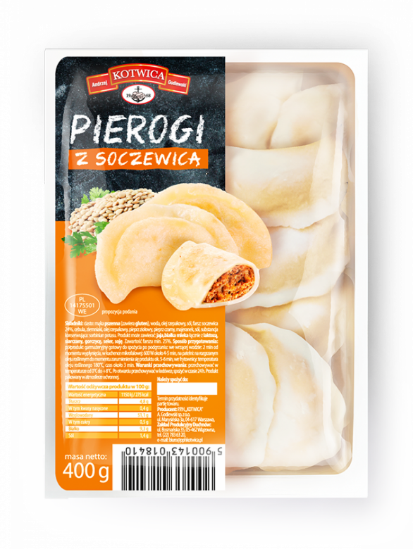 Pierogi z soczewicą