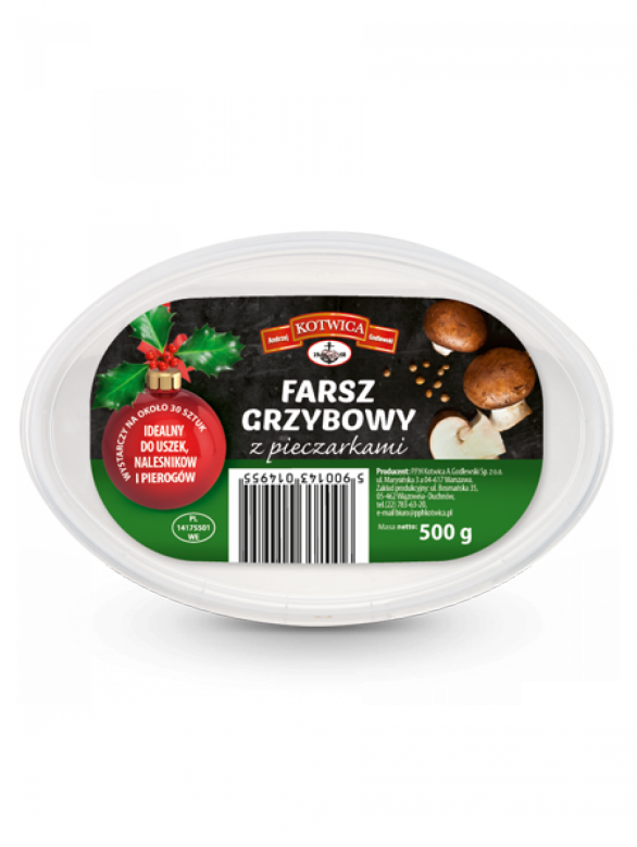 Farsz grzybowy z pieczarkami